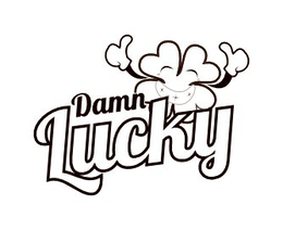 DAMN LUCKY logo