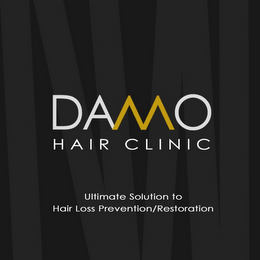 DAMO HAIR CLINIC ULTIMATE SOLUTION TO HAIR LOSS PREVENTION/RESTORATION logo