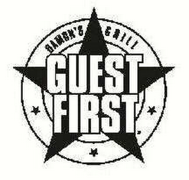 DAMON'S GRILL GUEST FIRST logo
