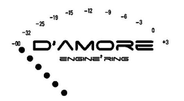 D'AMORE ENGINE2 RING -00 -32 -25 -19 -15 -12 -9 -6 -3 0 +3 logo