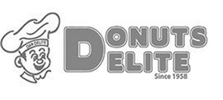 DAN DELITE DONUTS DELITE SINCE 1958 logo