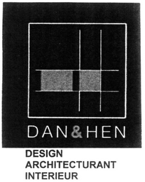 DAN & HEN DESIGN ARCHITECTURANT logo