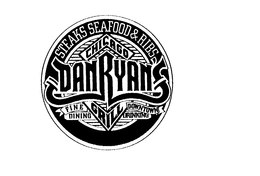DAN RYAN'S CHICAGO GRILL STEAKS SEAFOOD & RIBS FINE DOWNTOWN DINING DRINKING logo