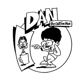 DAN THE CARTOON MAN logo