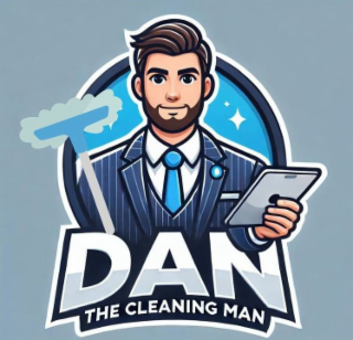 DAN THE CLEANING MAN logo