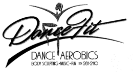 DANCEFIT DANCE AEROBICS BODY SCULPTING·MUSIC·FUN 251 281-2110 logo