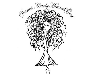 DANCIN CURLY HAIRED GIRL logo