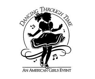 DANCING THROUGH TIME AN AMERICAN GIRLS EVENT logo