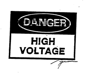 DANGER HIGH VOLTAGE logo