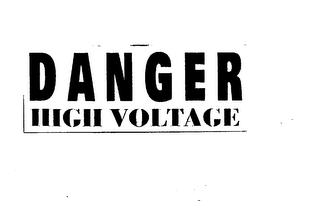 DANGER HIGH VOLTAGE logo