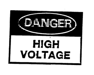 DANGER HIGH VOLTAGE GEAR logo