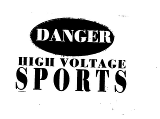 DANGER HIGH VOLTAGE SPORTS logo