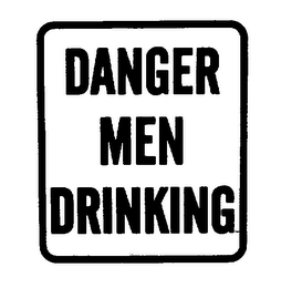 DANGER MEN DRINKING logo