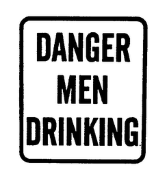 DANGER MEN DRINKING logo