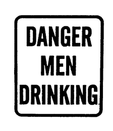 DANGER MEN DRINKING logo