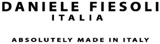DANIELE FIESOLI ITALIA ABSOLUTELY MADE IN ITALY logo