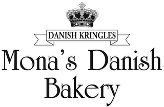 DANISH KRINGLES MONA'S DANISH BAKERY logo