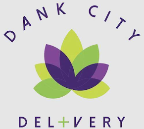 DANK CITY DEL+VERY logo