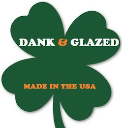DANK & GLAZED MADE IN THE USA logo