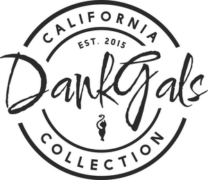 DANKGALS CALIFORNIA COLLECTION EST. 2015 logo