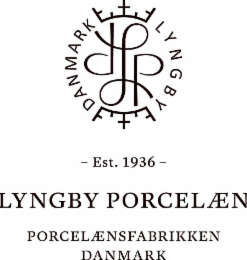 DANMARK LYNGBY EST. 1936 LYNGBY PORECELAEN PORCELAENSFABRIKKEN DANMARK logo