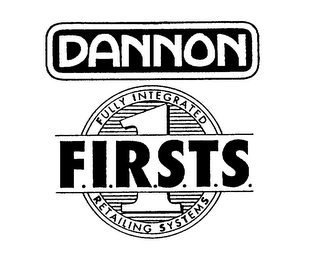 DANNON F.I.R.S.T.S. 1 FULLY INTEGRATED RETAILING SYSTEMS logo