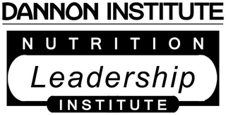 DANNON INSTITUTE NUTRITION LEADERSHIP INSTITUTE logo