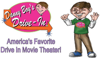 DANNY BOY'S DRIVE - IN AMERICA'S FAVORITE DRIVE IN MOVIE THEATER! DANNY BOY'S DRIVE - IN logo