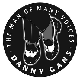 DANNY GANS THE MAN OF MANY VOICES logo