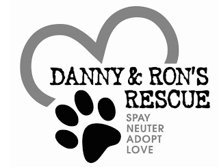 DANNY & RON'S RESCUE SPAY NEUTER ADOPT LOVE logo