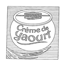 DANONE CREME DE YAOURT logo