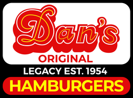DAN'S ORIGINAL LEGACY EST. 1954 HAMBURGERS logo