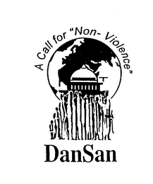DANSAN A CALL FOR "NON-VIOLENCE" logo