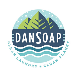DANSOAP CLEAN LAUNDRY · CLEAN PLANET logo