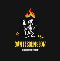 DANTESDUNGEON UNLEASH YOUR INNER FIRE logo