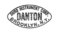 DANTON DURO INSTRUMENT CORP. BROOKLYN, N.Y. logo