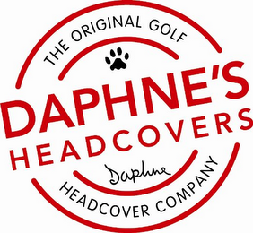 DAPHNE'S HEADCOVERS DAPHNE THE ORIGINAL GOLF HEADCOVER COMPANY logo