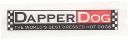 DAPPER DOG THE WORLD'S BEST DRESSED HOT DOGS logo