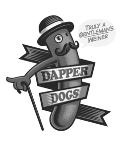 DAPPER DOGS TRULY A GENTLEMAN'S WEINER logo