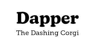 DAPPER THE DASHING CORGI logo