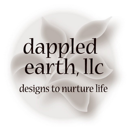 DAPPLED EARTH, LLC DESIGNS TO NURTURE LIFE logo