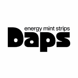 DAPS ENERGY MINT STRIPS logo