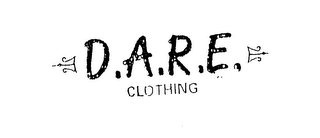 D.A.R.E. CLOTHING logo