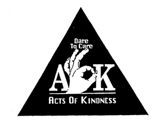 DARE TO CARE AOK ACTS OF KINDNESS logo