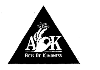 DARE TO CARE AOK ACTS OF KINDNESS logo
