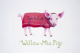 DARE TO CARE WILLOW-MIA PIG logo