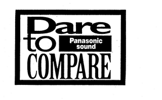 DARE TO COMPARE PANASONIC SOUND logo