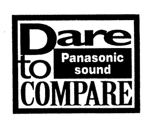 DARE TO COMPARE PANASONIC SOUND logo