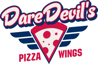 DAREDEVIL'S PIZZA WINGS logo