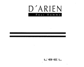D'ARIEN POUR HOMME L'BEL logo